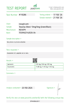 Tesamorelin / Ipamorelin Blend – 10mg/3mg